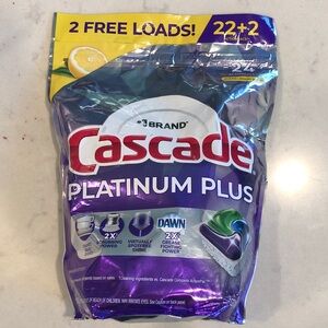 Platinum Plus Dishwasher Pods - Clean Lemon Scent